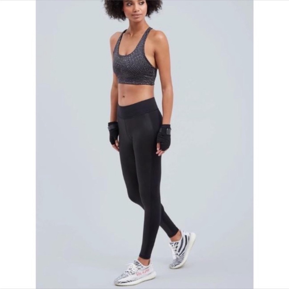 NWT- Terez Liquid Faux Leather Leggings